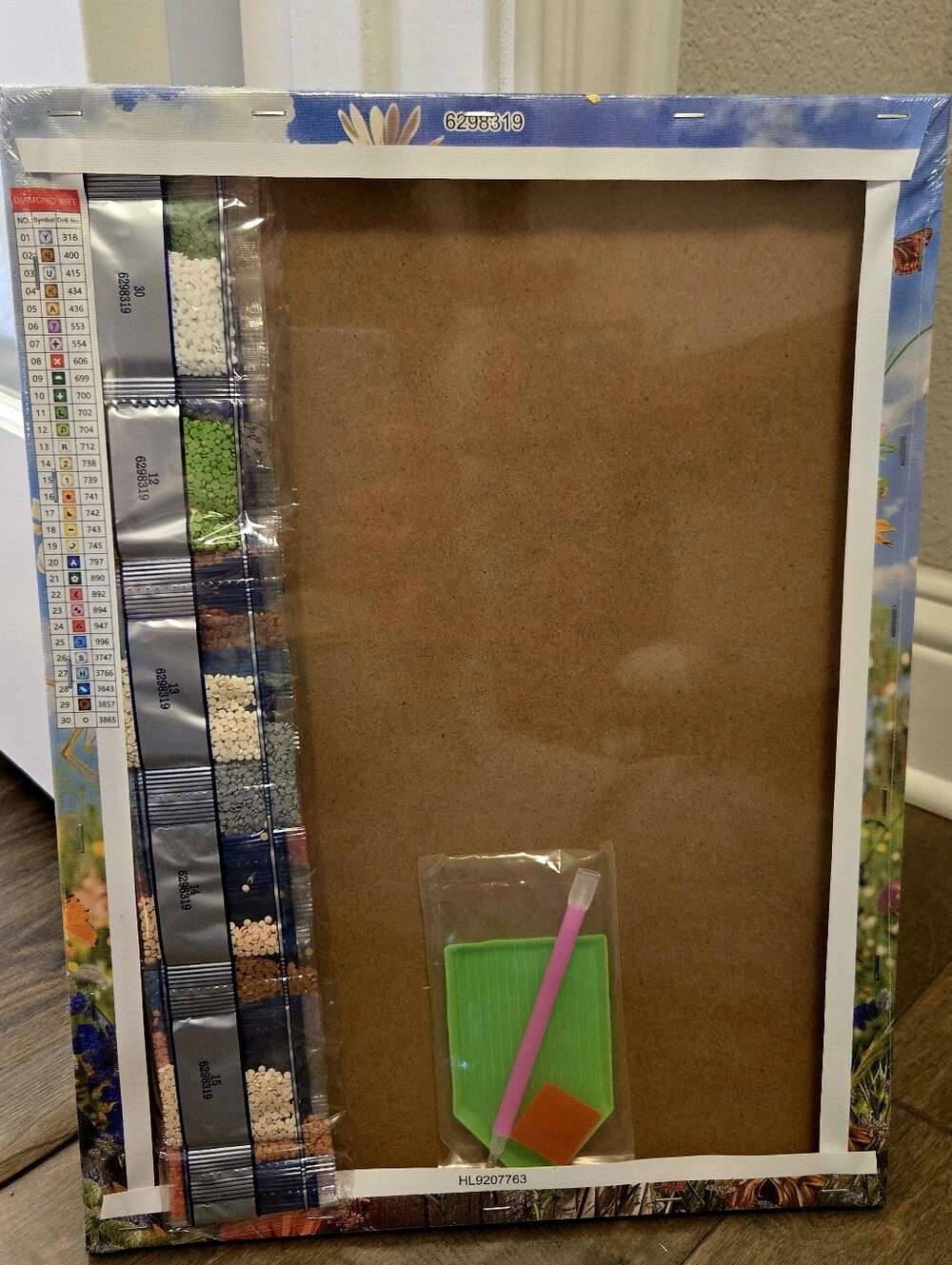 Mounted Canvas Diamond Art Kit, Complete, Watercan Diamond Painting 11X15 - Picture 3 of 3